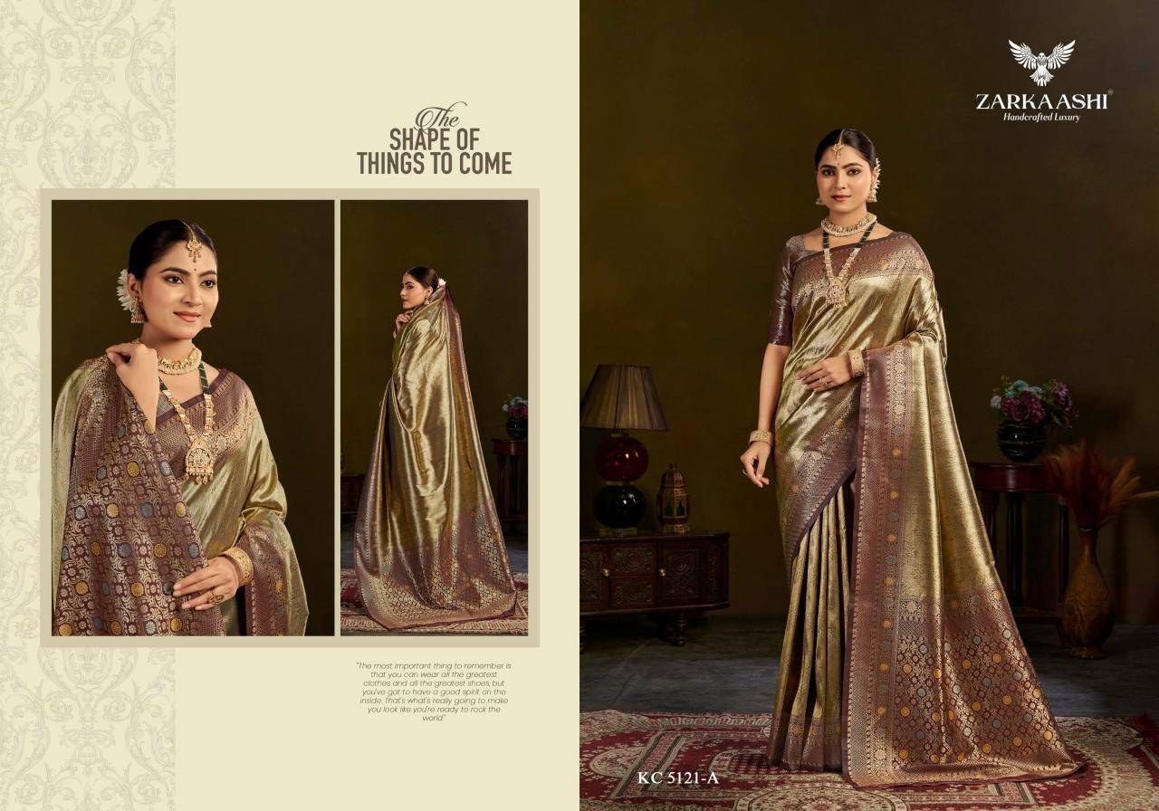 Kalki zarkaashi kanchi pattu vol-3 Wholesale saree shops in Pune